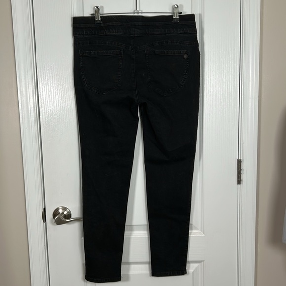 Democracy Ab Solution High Rise Ankle Skinny Pull On Black 10 - Picture 5 of 11